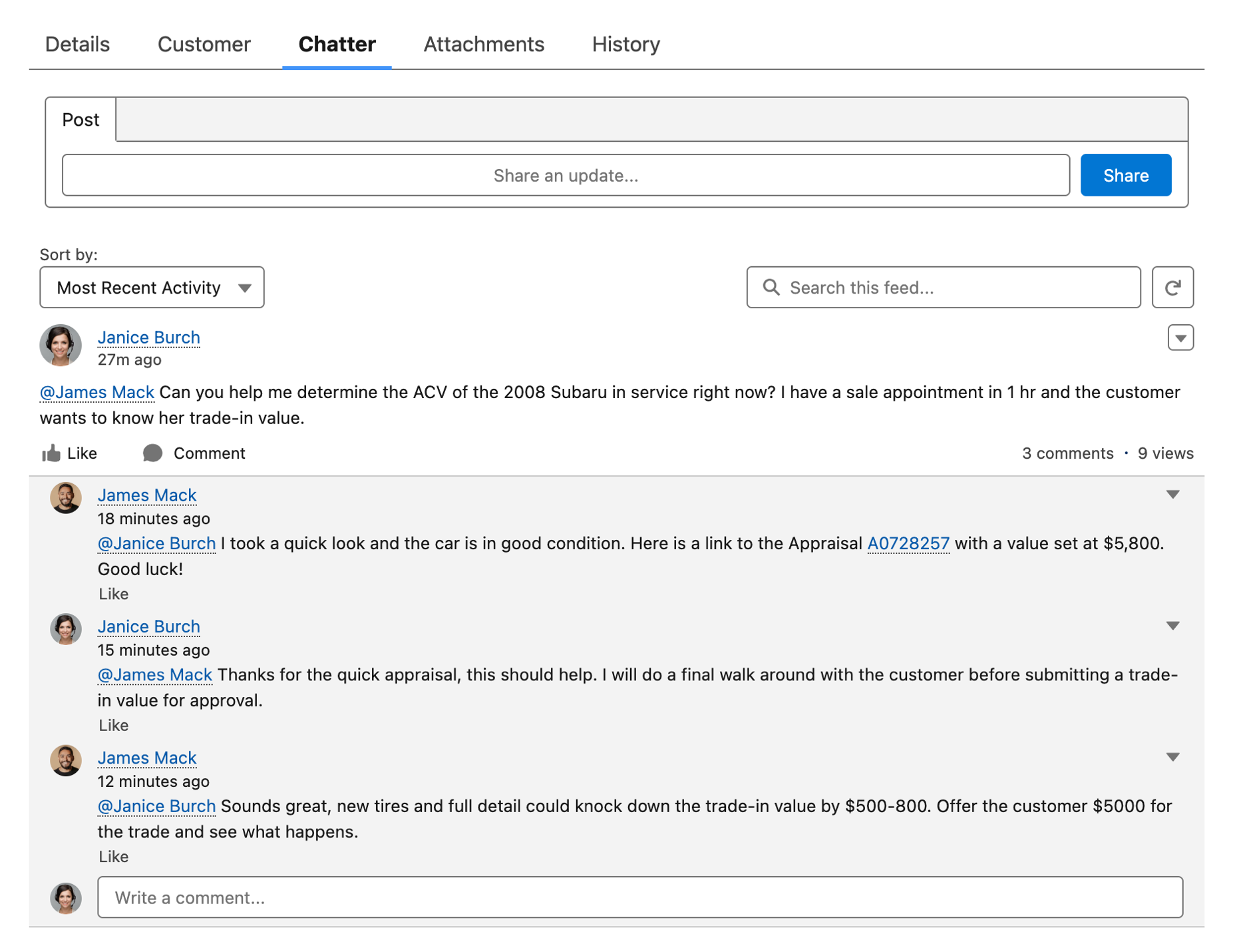 Team Collab Chatter