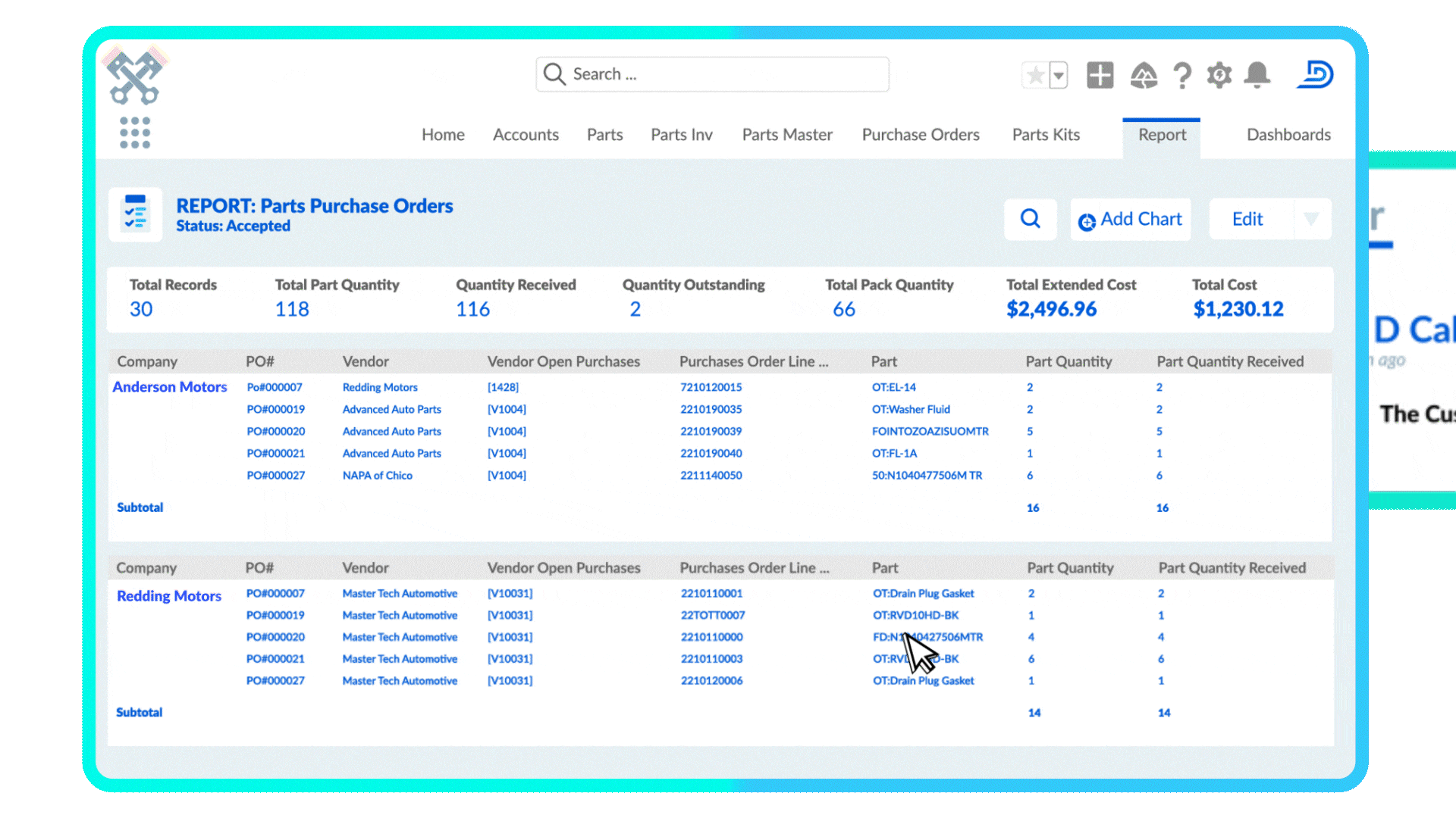 Parts App - Banner